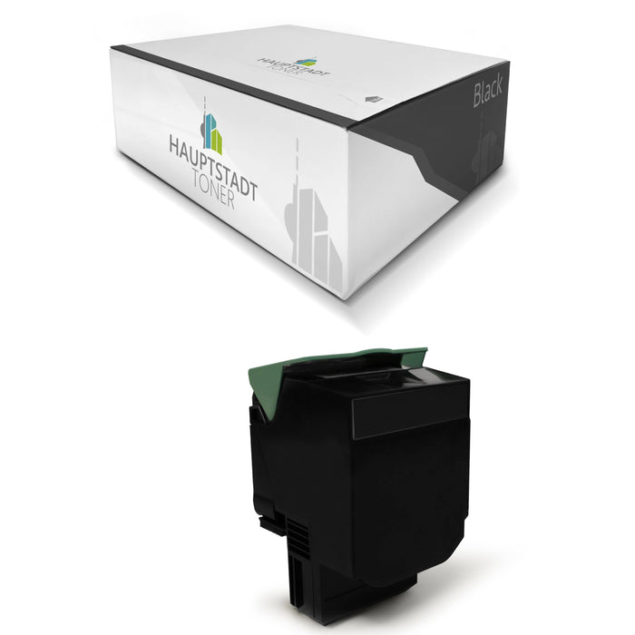 Schwarz Toner Tonerpatrone kompatibel für Lexmark C546 X546 X548 ersetzt C546U2KG