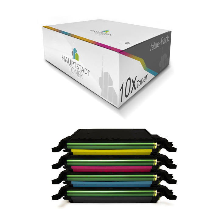 Toner 10x Tonerpatrone kompatibel für Samsung CLP770 CLP775 ersetzt CLT-6092S Black Cyan Magenta Yellow