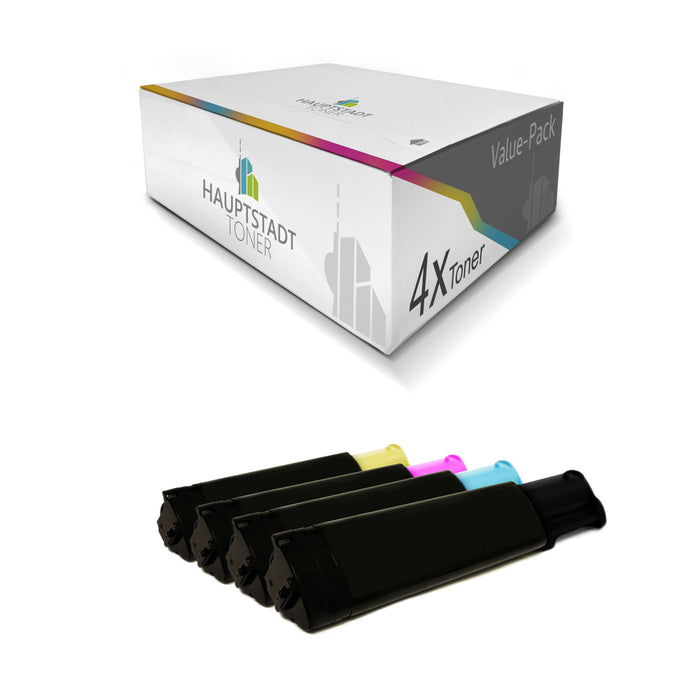 Toner im Set 4x Tonerpatrone kompatibel als Ersatz für Epson Aculaser CX21 ersetzt CKMY