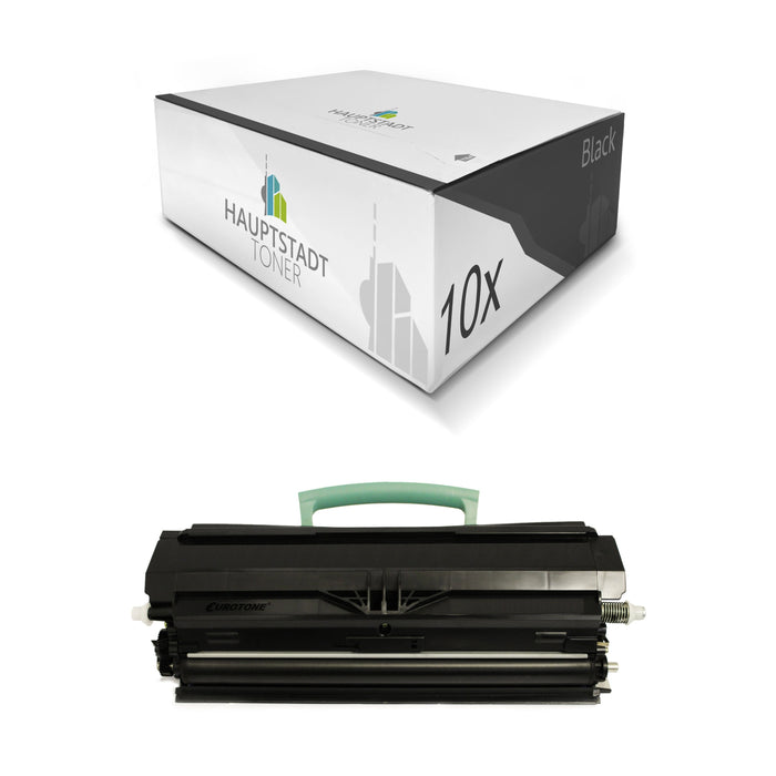 Toner 10x Tonerpatrone kompatibel als Ersatz für Lexmark X264 X363 X364 ersetzt 00X264H11G Black Schwarz