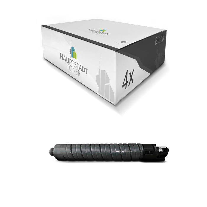 Toner 4x Tonerpatrone kompatibel für Ricoh Aficio MPC4000 MPC5000 ersetzt 841160 Black
