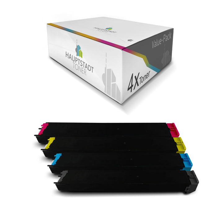 Toner 4x Tonerpatrone kompatibel als Ersatz für Sharp MX2010 MX2310 MX2614 MX3111 MX3114 ersetzt MX-23 GT MX23GT Set