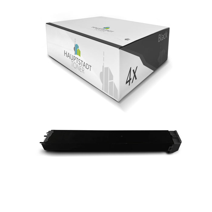 Toner 4x Tonerpatrone kompatibel als Ersatz für Sharp MX2010 MX2310 MX2614 MX3111 MX3114 ersetzt MX-23 GTBA MX23GTBA Black