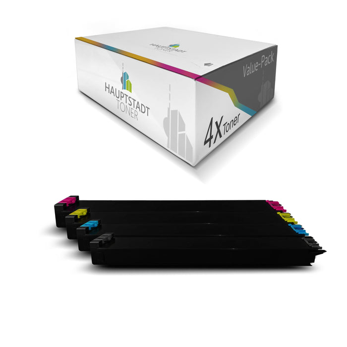 Toner 4x Tonerpatrone kompatibel als Ersatz für Sharp MX2301 MX2600 MX3100 ersetzt MX-31 GT MX31GT Set