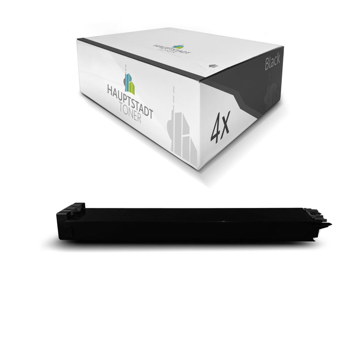 Toner 4x Tonerpatrone kompatibel für Sharp MX2301 MX2600 MX3100 ersetzt MX-31 GTBA MX31GTBA Black