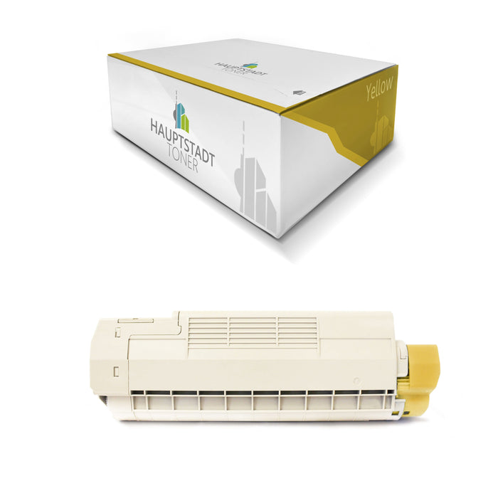 XXL Yellow Toner Tonerpatrone kompatibel für OKI C532 C542 MC563 MC573 ersetzt 46490605 46490401 mit ca 6.000 Seiten