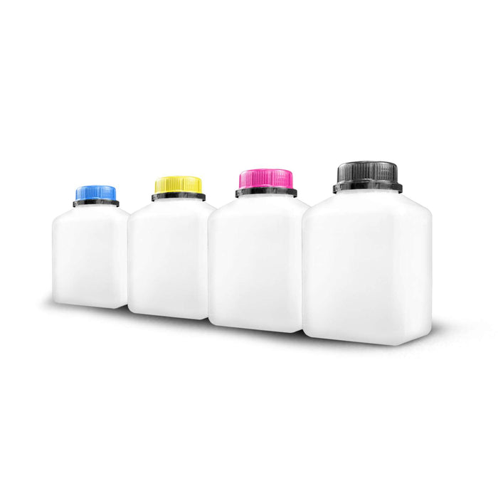 Nachfüll Toner 4x Tonerpatrone kompatibel für Kyocera FS-C5015N füllt TK-520 TK-520 Schwarz Blau Rot Gelb TK520