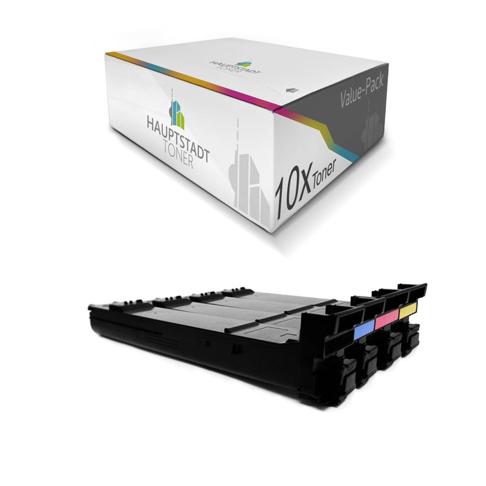 Toner 10x Tonerpatrone kompatibel für Xerox Workcentre 6400 ersetzt 106R01316 - 106R01319