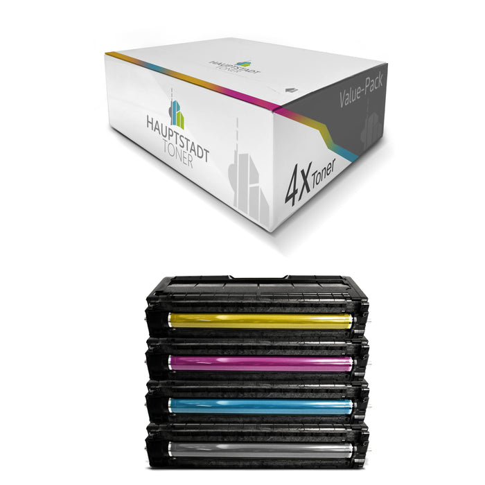 Toner 4x Tonerpatrone kompatibel als Ersatz für Ricoh Aficio SPC252 SPC262 ersetzt 407718 407716 407717 407719