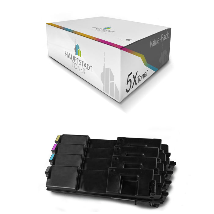 Toner im Set 5x Tonerpatrone kompatibel für Ricoh Aficio SP C360 ersetzt SP360HE CMYK