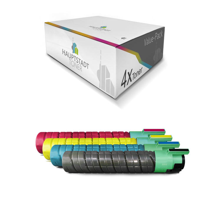 Toner 4x Tonerpatrone kompatibel für Ricoh Aficio CL4000 ersetzt TYPE145 TYPE245 Set