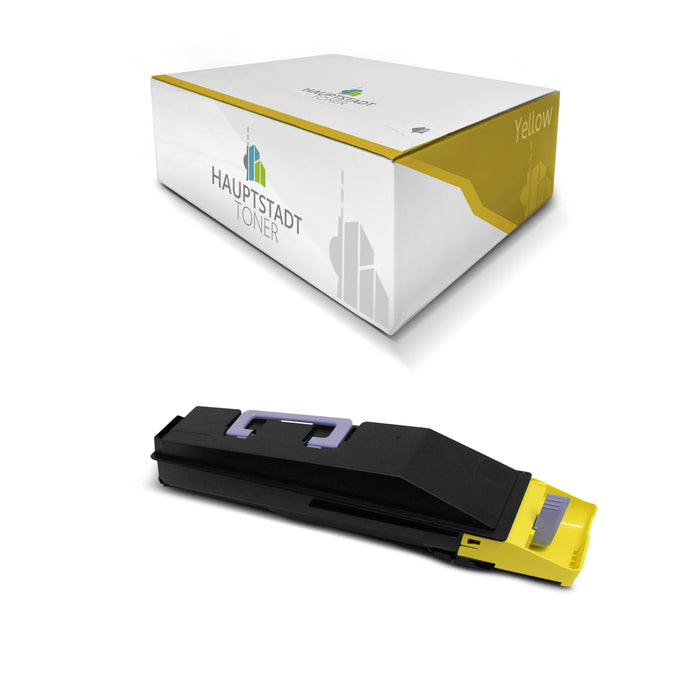 Toner Tonerpatrone kompatibel als Ersatz für Utax 206ci 256ci ersetzt 652511016 Gelb Yellow Cartridge Kartusche Patrone