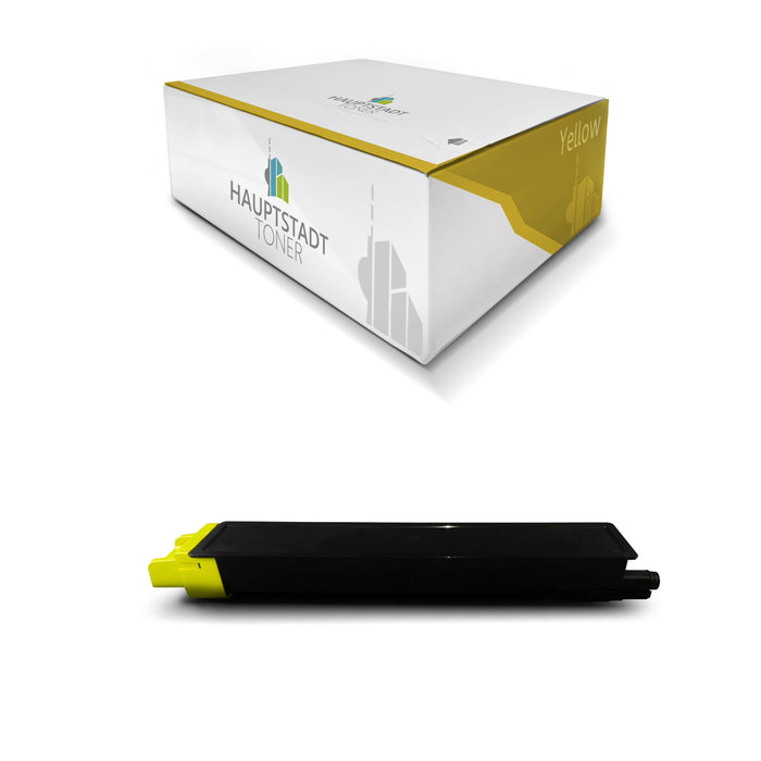 Yellow Toner Tonerpatrone kompatibel für Kyocera Ecosys M8100 M8124 M8130 ersetzt TK-8115Y