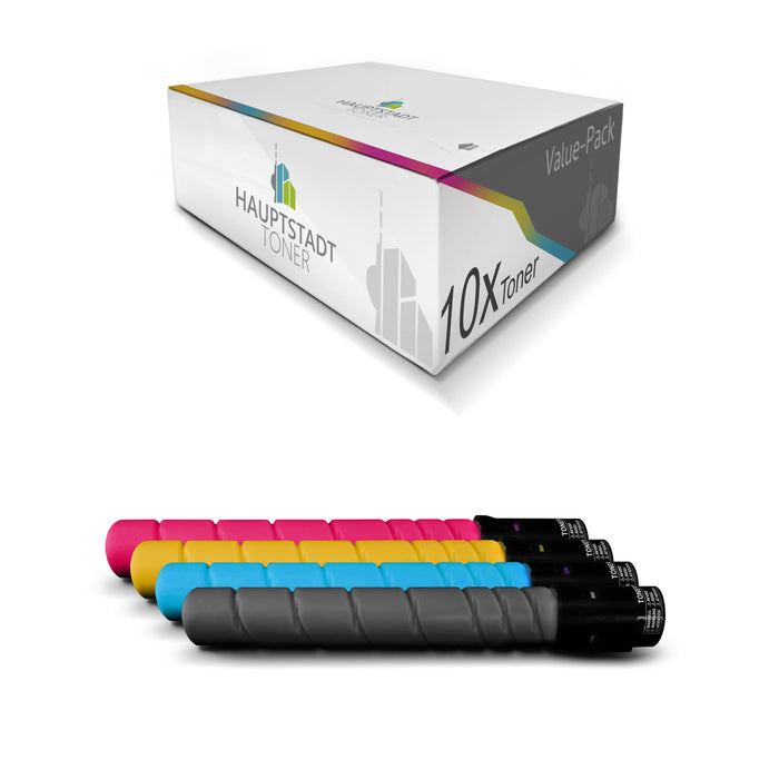 Toner 10x Tonerpatrone kompatibel für Konica Minolta Bizhub C220 C280 ersetzt TN216 TN216