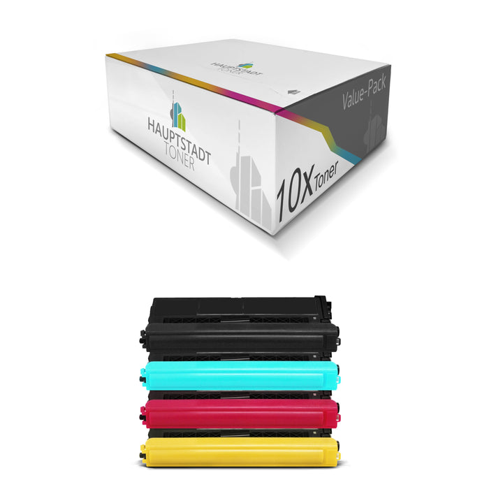 Toner 10x Tonerpatrone kompatibel als Ersatz für Brother HL-L8350CDWT HL-L8350CDW ersetzt TN-329 alle Farben TN 329