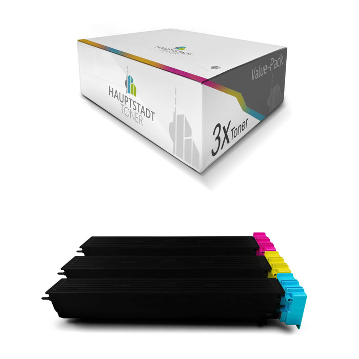 Toner 3x Tonerpatrone kompatibel für Konica Minolta Bizhub C452 C552 C652 ersetzt TN-613 TN613 Color