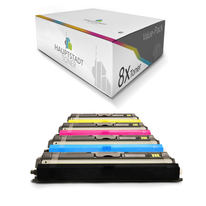 Toner 8x Tonerpatrone kompatibel für OKI MC160N ersetzt 44250721 - 44250724 Druckerpatronen Cartridges