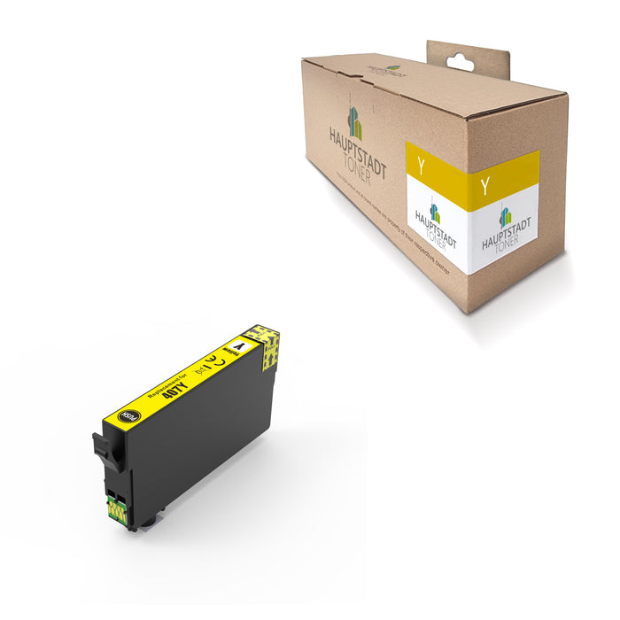 1x kompatible Tintenpatrone für Epson 407XL T407XL Yellow / Gelb Tastatur