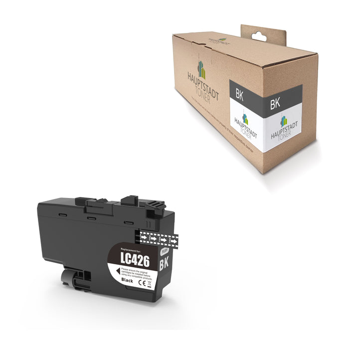 1x kompatible Tintenpatrone für Brother LC426XL Black / Schwarz