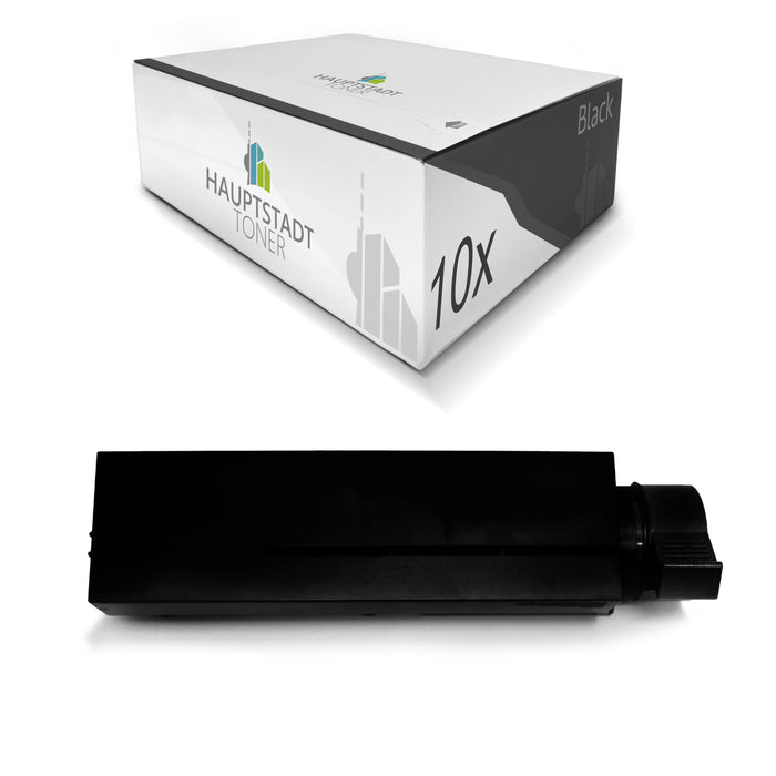 XXL Toner 10x Tonerpatrone kompatibel für OKI B431 ersetzt 44574902 Schwarz Black