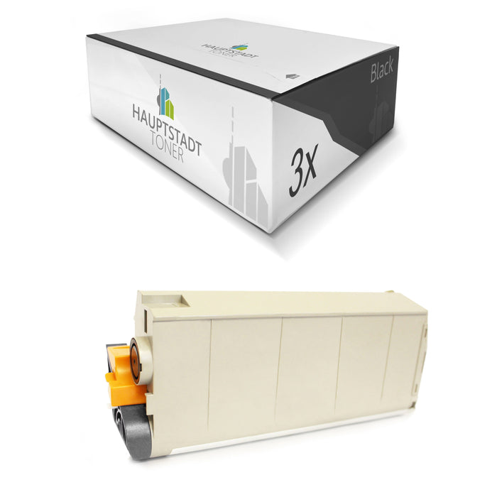Toner 3x Tonerpatrone kompatibel für OKI MC760 MC770 MC780 ersetzt 45396304 Black