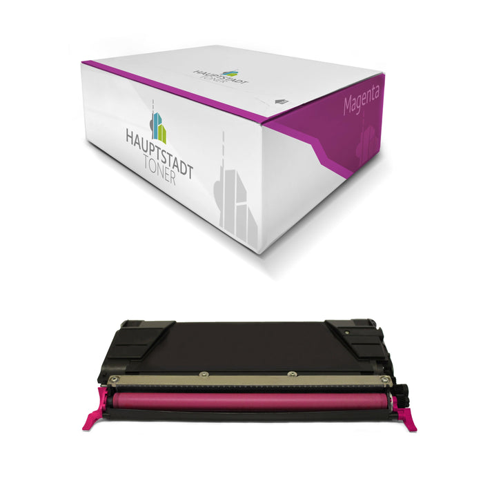 Toner Tonerpatrone kompatibel für Lexmark CS736dn ersetzt 0C736H1MG Rot Magenta Cartridge Kartusche Patrone