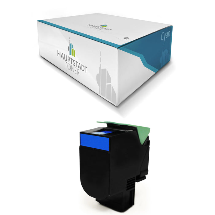 XL Cyan Toner Tonerpatrone kompatibel als Ersatz für Lexmark CS720 CS725 CX725 für ca.7000 Seiten