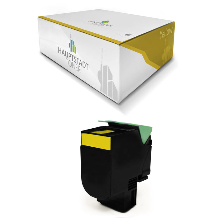 XXL Yellow Toner Tonerpatrone kompatibel als Ersatz für Lexmark CS510 ersetzt 70C0X40