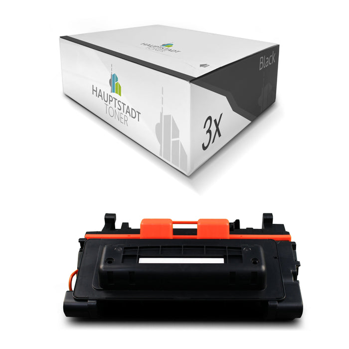 Toner 3x Tonerpatrone kompatibel für HP LaserJet Enterprise 600 M601 M602 M603 ersetzt CE390A 90A