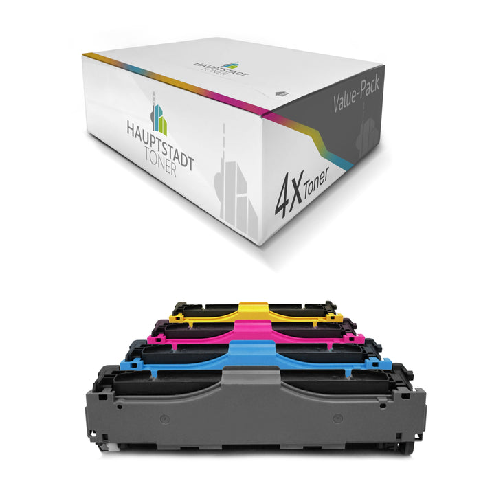 Toner 4x Tonerpatrone kompatibel als Ersatz für HP Color LaserJet M377 M452 M477 ersetzt CF410A-13A 410A