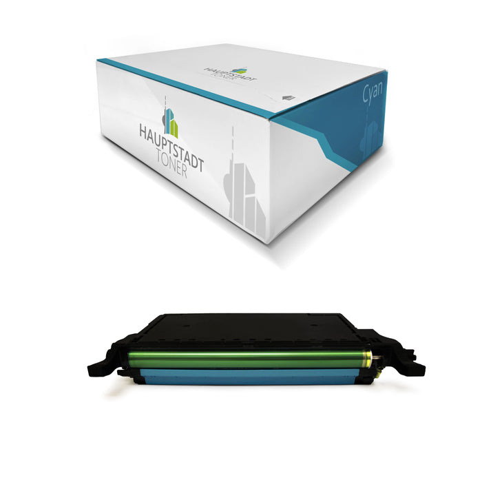 Toner Tonerpatrone kompatibel als Ersatz für Samsung CLP600 CLP650 ersetzt CLP-C600A Cyan Blau