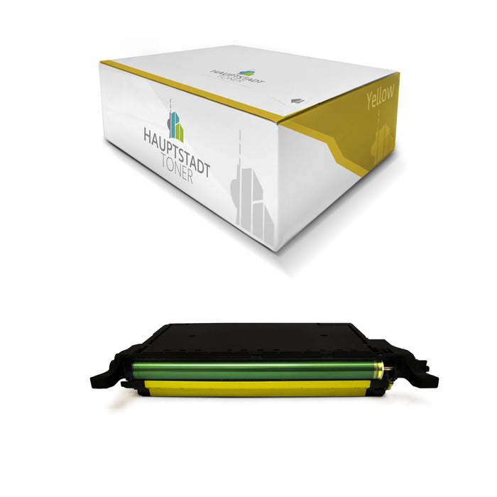 Toner Tonerpatrone kompatibel als Ersatz für Samsung CLP600 CLP650 ersetzt CLP-Y600A Yellow Gelb