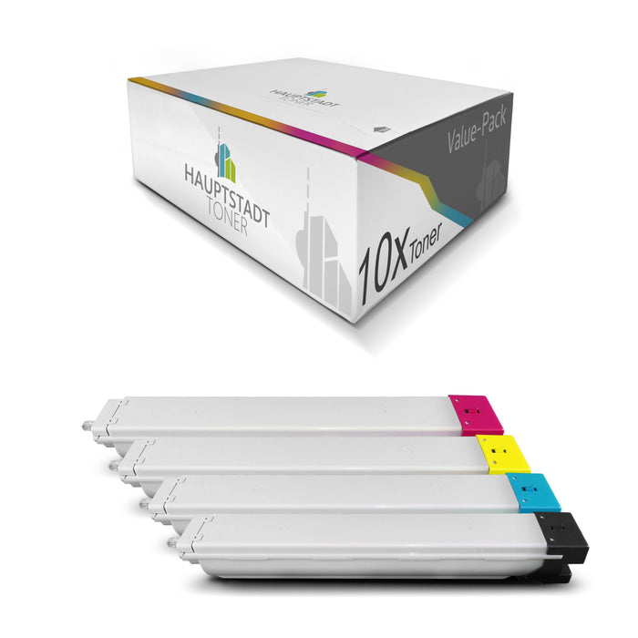 Toner im Set 10x Tonerpatrone kompatibel für Samsung MultiXpress 4 Renovation X4200 X4220 X4250 X4300 ersetzt K808S C808S M808S Y808S