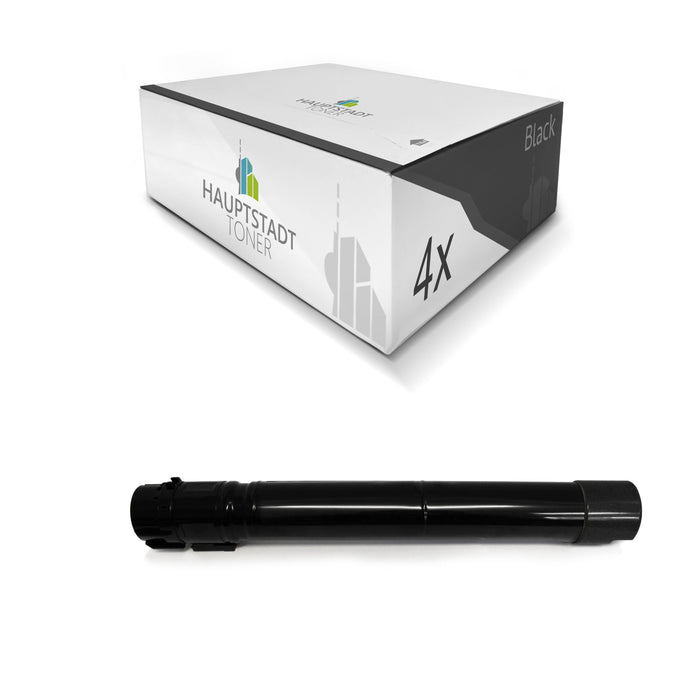 Toner 4x Tonerpatrone kompatibel als Ersatz für Xerox Phaser 7800 ersetzt 106R01569 Black