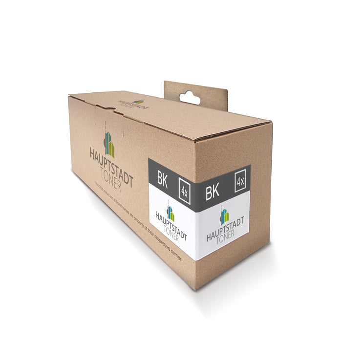 Patrone 4x Druckerpatrone kompatibel für Philips IPF520 IPF525 IPF535 IPF555 ersetzt PFA441 BK Black Schwarz