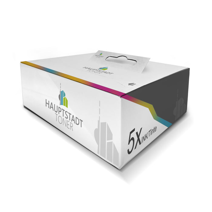 Patronen 5x Druckerpatrone kompatibel als Ersatz für Brother DCP-J132 DCP-J152 DCP-J172 DCP-J4110 DCP-J552 DCP-J752 ersetzt LC-123 LC123 CMYK