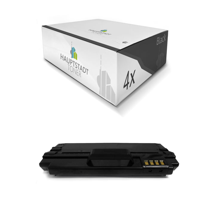 Toner 4x Tonerpatrone kompatibel als Ersatz für Samsung SCX4500W ersetzt ML-D1630A Schwarz Black