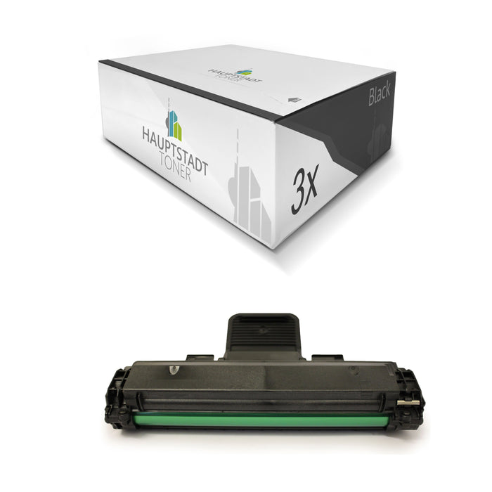 Toner 3x Tonerpatrone kompatibel als Ersatz für Dell 1100 1110 ersetzt 593-10094 Schwarz