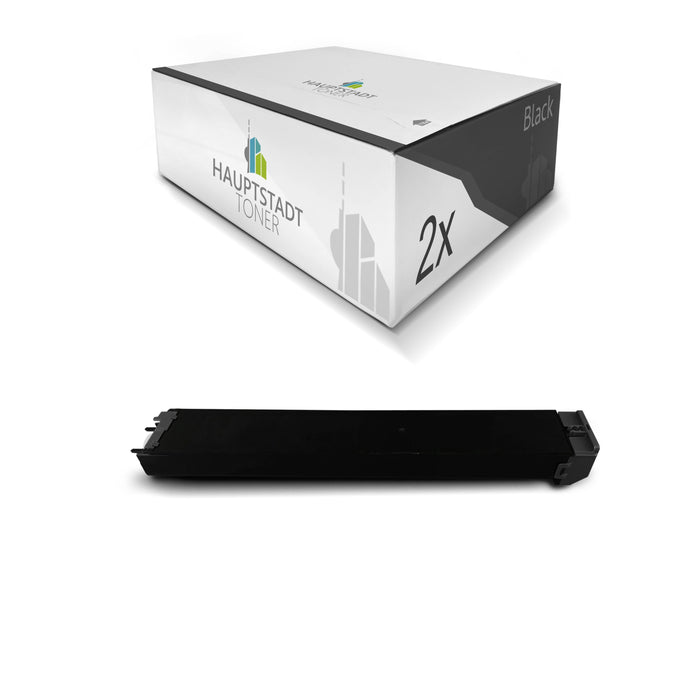 Toner 2x Tonerpatrone kompatibel als Ersatz für Sharp MX2010 MX2310 MX2614 MX3111 MX3114 ersetzt MX-23 GTBA MX23GTBA Black