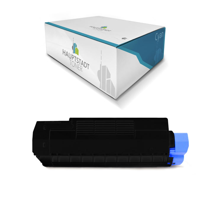 Cyan Toner Tonerpatrone kompatibel für OKI C5200 C5400 ersetzt 42804507