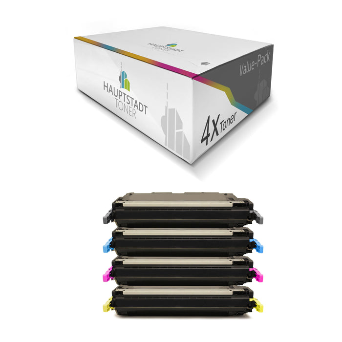 Toner 4x Tonerpatrone kompatibel für Canon LBP5400 ersetzt 711BK/717 Black Cyan Magenta Yellow