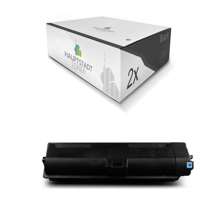Toner 2x Tonerpatrone kompatibel für Kyocera Ecosys P2235 ersetzt TK-1150 TK1150 Schwarz