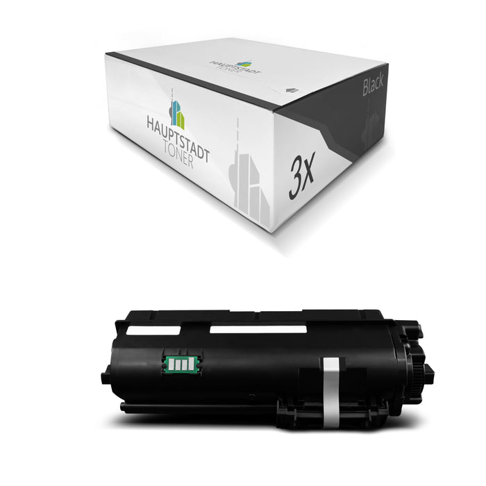 Toner 3x Tonerpatrone kompatibel für Kyocera Ecosys M2040 M2540 M2640 ersetzt TK-1170 TK1170 Schwarz