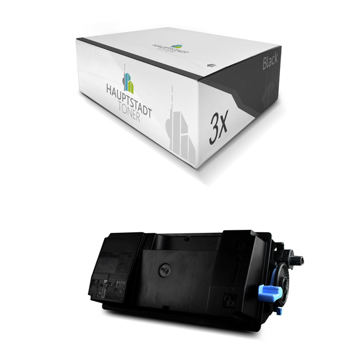 Toner 3x Tonerpatrone kompatibel als Ersatz für Kyocera Ecosys M3550 M3560 ersetzt TK3130