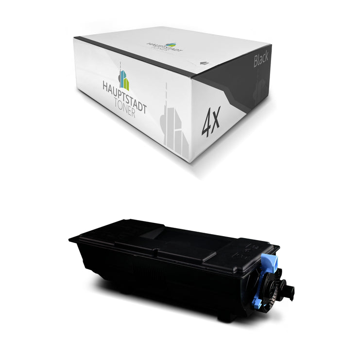 Toner 10x Tonerpatrone kompatibel als Ersatz für Kyocera Ecosys P3045 P3050 P3055 P3060 ersetzt TK-3160 TK3160 Schwarz