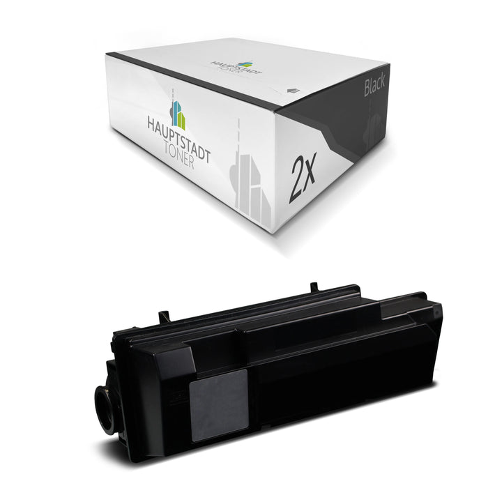 Toner 2x Tonerpatrone kompatibel für Kyocera FS4020 ersetzt TK360 Schwarz Black