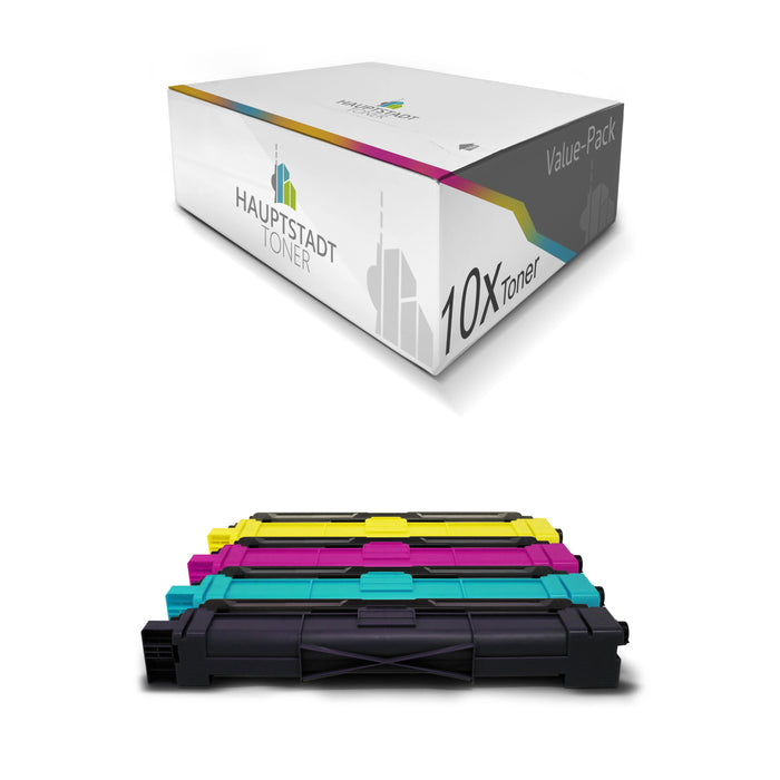 XXL Toner im Set 10x Tonerpatrone kompatibel als Ersatz für Brother DCP-L3510CDW DCP-L3550CDW ersetzt TN-243/TN-247